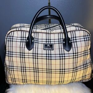 BURBERRY Black Label Boston Luggage